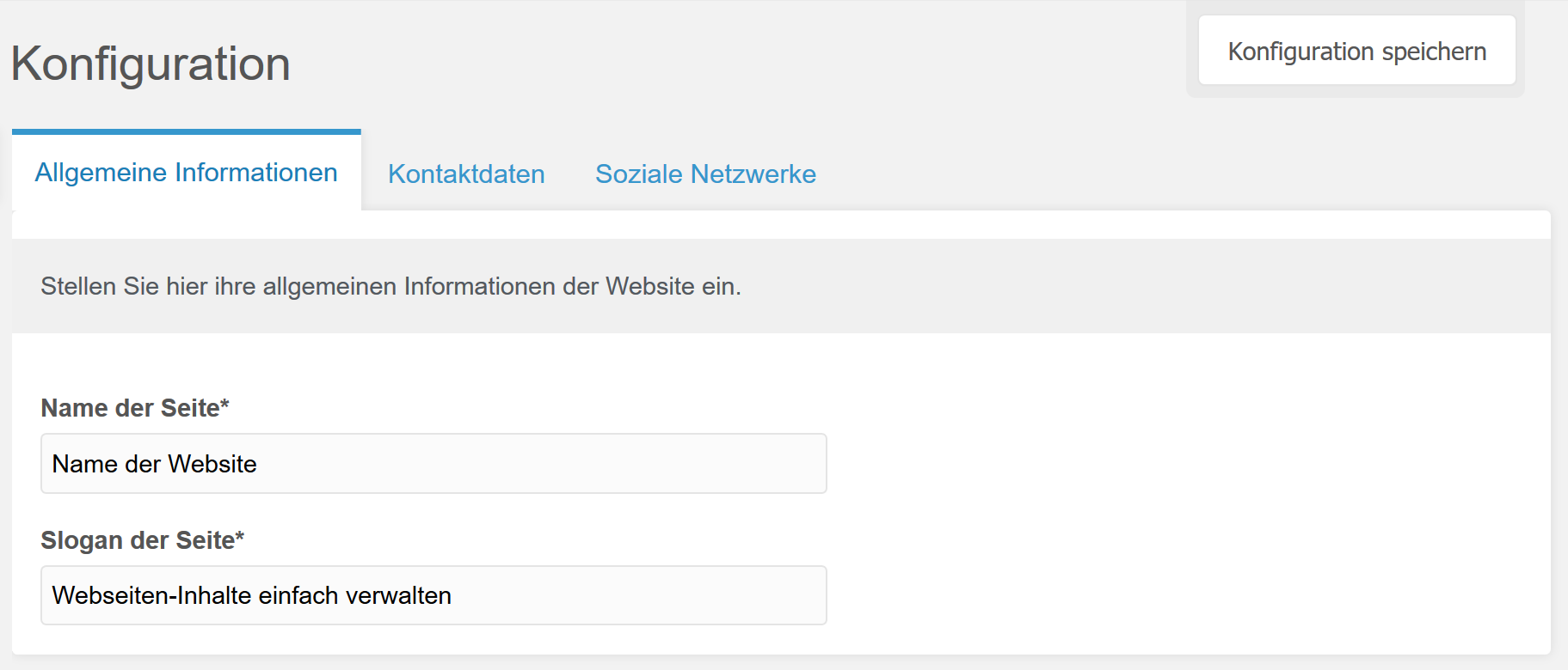 MODX-Konfiguration für Editoren
