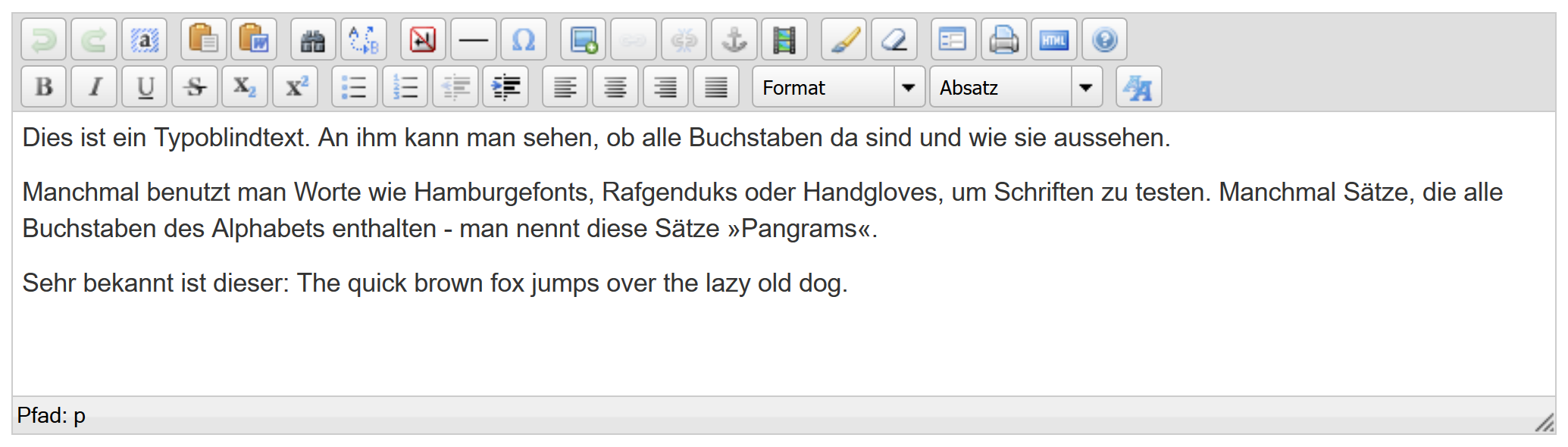 MODX Rich-Text-Editor TinyMCE