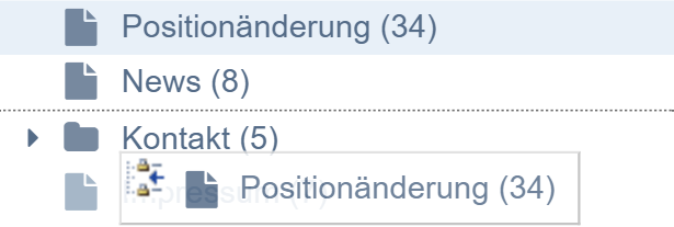 MODX Ressourcen verschieben